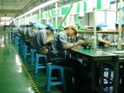 Assembly line in OKTEK first manufacturer